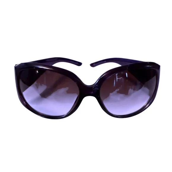 CHRISTIAN DIOR Limited Edition 609-J8 Purple Sun Crystal Silver Gems SUNGLASSES - Picture 11 of 13